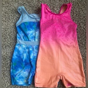 **SOLD** 3 Girls 6/6X Gymnastics Unitard